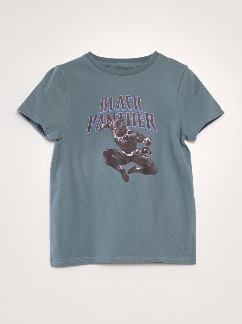 Tee-shirt imprimé 'Marvel' Gris vert - Kiabi