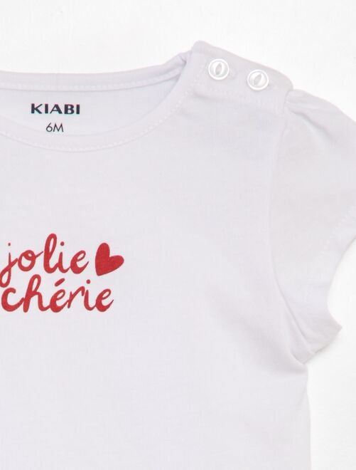 Tee-shirt imprimé message - Kiabi