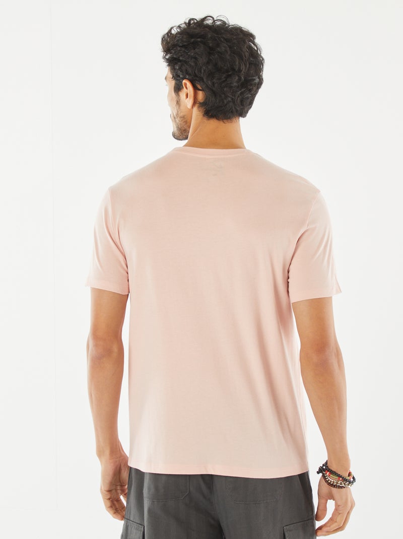 Tee-shirt imprimé message 'Ken' Rose - Kiabi