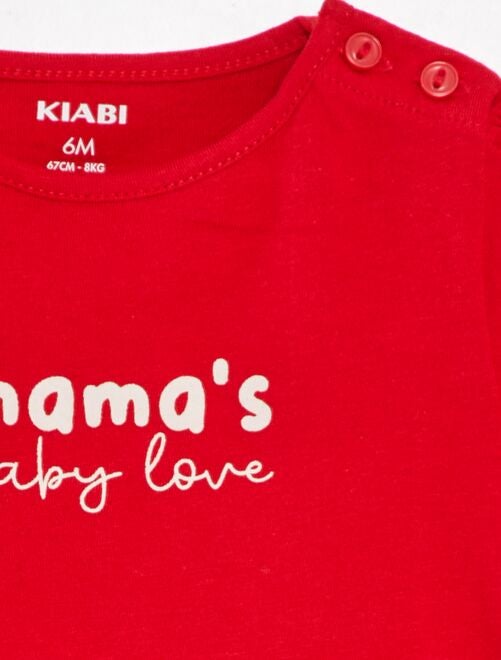 Tee-shirt imprimé message - Kiabi
