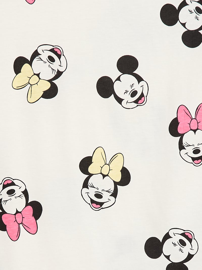 Tee-shirt imprimé 'Mickey' - Collection facile à enfiler Blanc - Kiabi