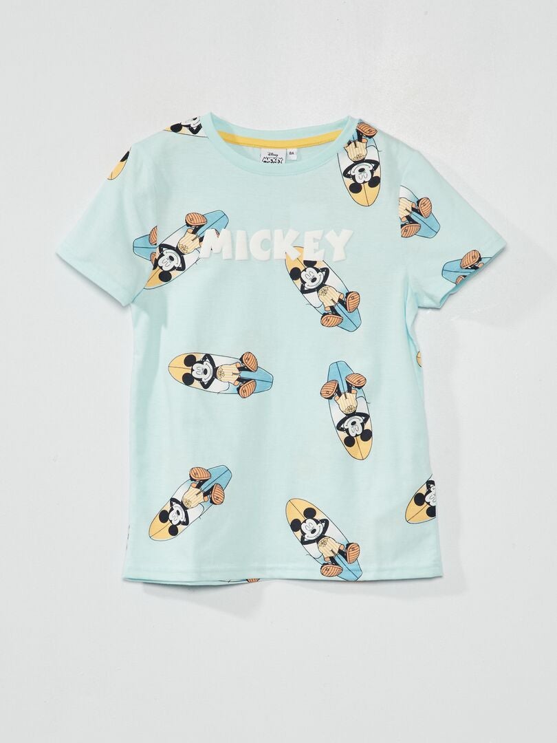 Tee-shirt imprimé 'Mickey' Bleu 'Mickey' - Kiabi