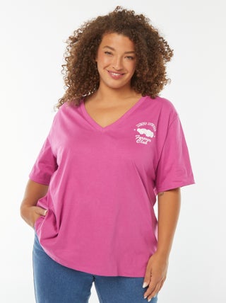 Tee-shirt imprimé 'Mickey' et 'Pluto'