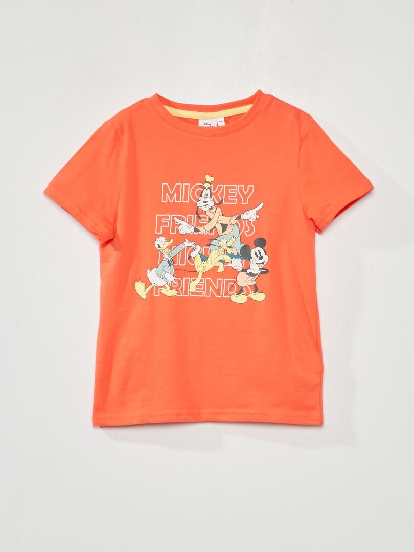 Tee-shirt imprimé 'Mickey Mouse' Rouge - Kiabi