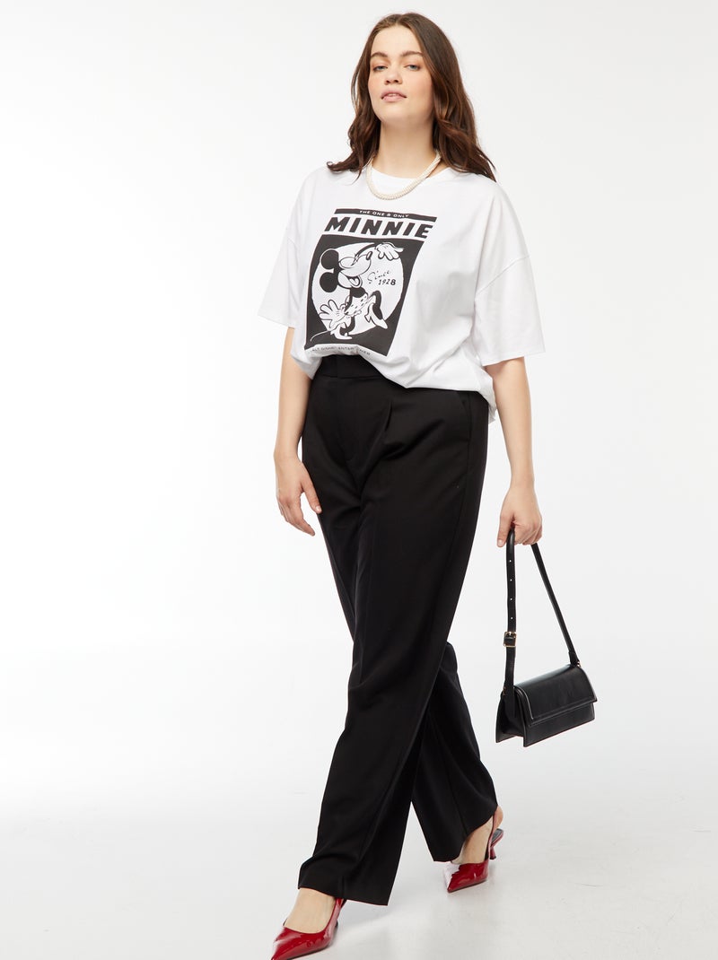 Tee-shirt imprimé 'Minnie' Blanc - Kiabi