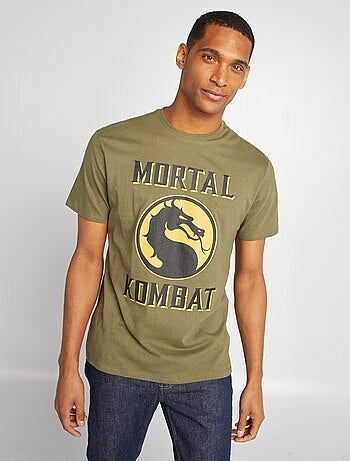 Tee-shirt imprimé 'Mortal Kombat'