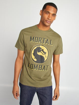 Tee-shirt imprimé 'Mortal Kombat'