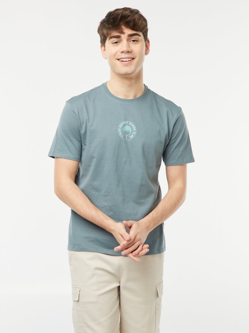 Tee-shirt imprimé 'Naruto' Vert - Kiabi