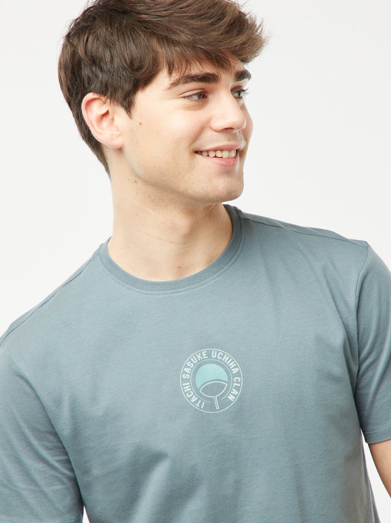 Tee-shirt imprimé 'Naruto' Vert - Kiabi