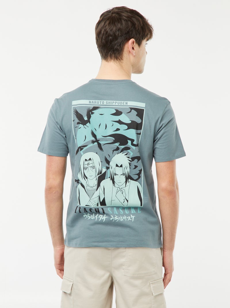 Tee-shirt imprimé 'Naruto' Vert - Kiabi