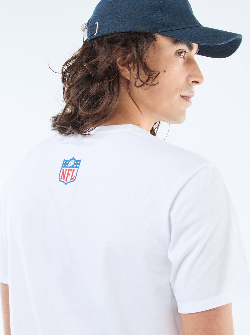 Tee-shirt imprimé 'NFL' Blanc - Kiabi