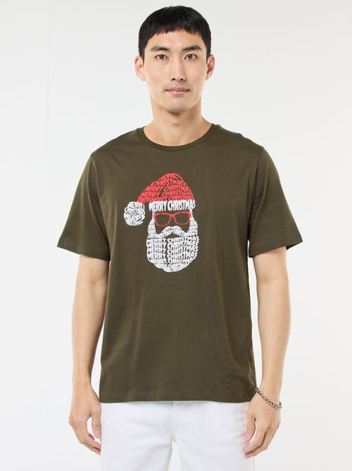 Tee-shirt imprimé 'Noël' - Kiabi
