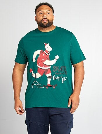 Tee-shirt imprimé 'Noel'