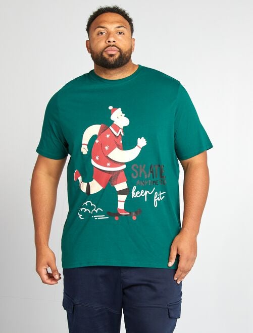 Tee-shirt imprimé 'Noel' - Kiabi