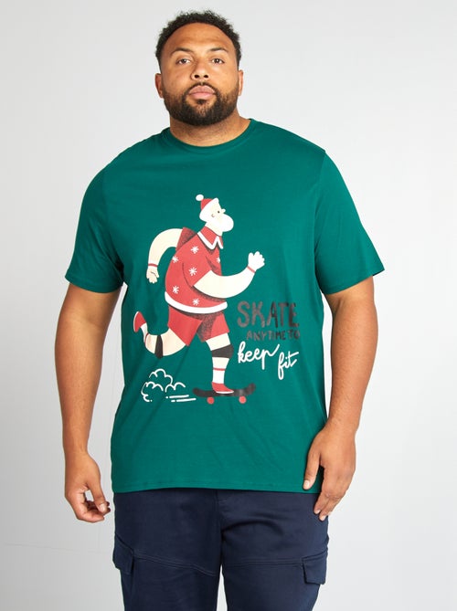 Tee-shirt imprimé 'Noel' - Kiabi