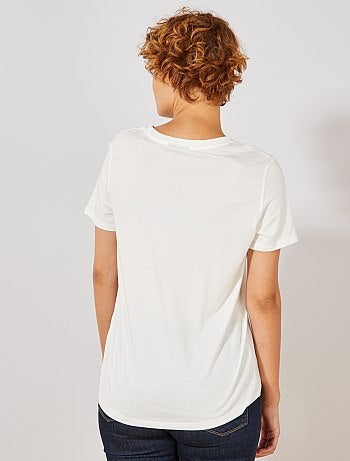 Tee shirt imprimé 'paris' - Kiabi