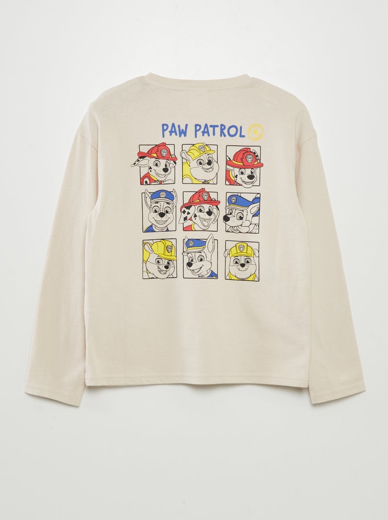 Tee-shirt imprimé 'Pat' Patrouille' Beige - Kiabi