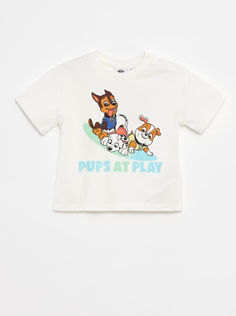 Tee-shirt imprimé 'Pat' Patrouille' Blanc - Kiabi
