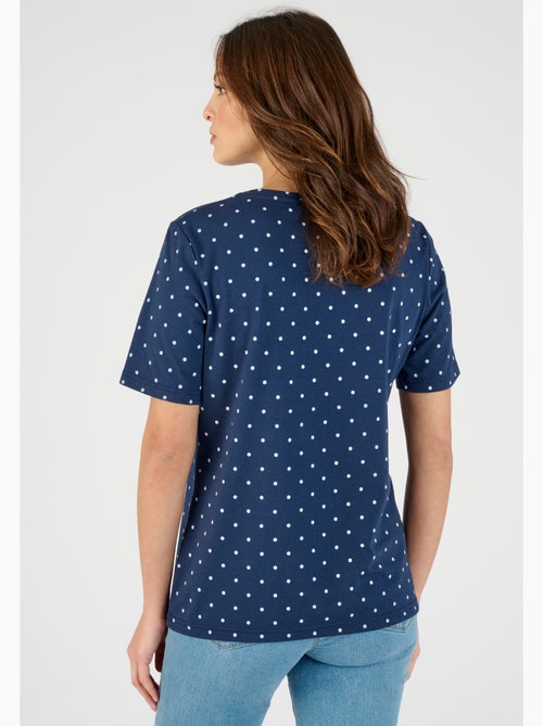 Tee-shirt imprimé pois - Happy D. by Damart - Kiabi