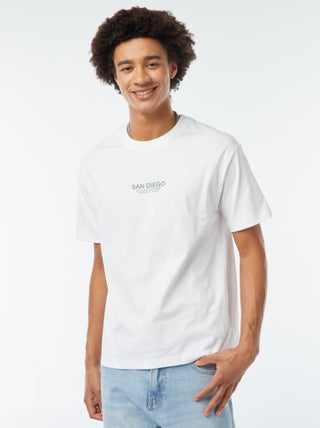 Tee-shirt imprimé poitrine