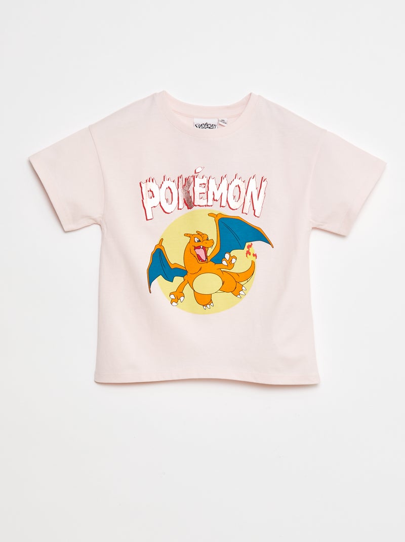 Tee-shirt imprimé 'Pokémon' Rose - Kiabi