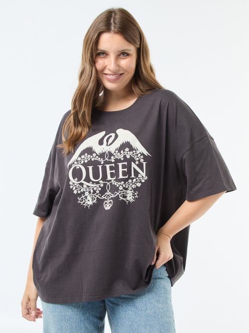 Tee-shirt imprimé 'Queen' - Kiabi