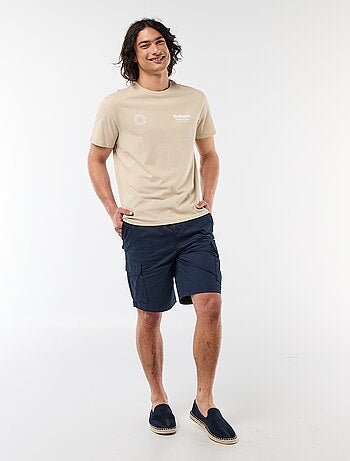 Tee-shirt imprimé recto/verso à manches courtes