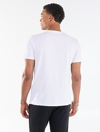 Tee-shirt imprimé recto/verso à manches courtes