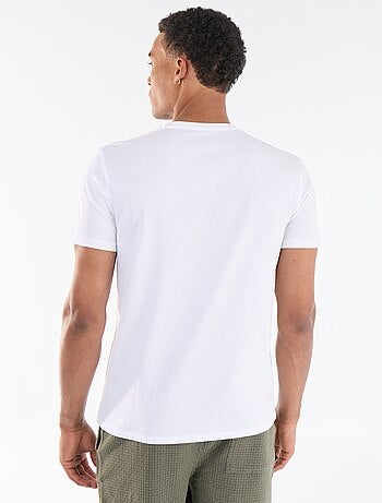 Tee-shirt imprimé recto/verso à manches courtes