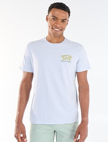 Tee-shirt imprimé recto/verso à manches courtes
