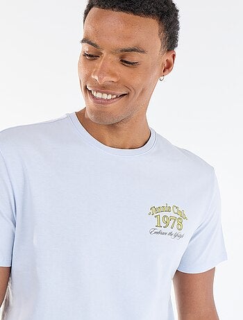 Tee-shirt imprimé recto/verso à manches courtes