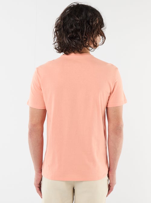 Tee-shirt imprimé recto/verso à manches courtes - Kiabi