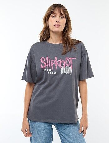 Tee-shirt imprimé 'Slipknot'
