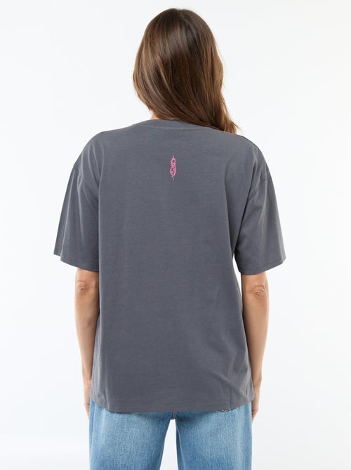 Tee-shirt imprimé 'Slipknot' - Kiabi