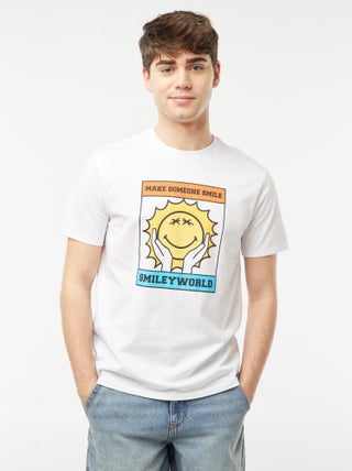 Tee-shirt imprimé 'Smiley World'