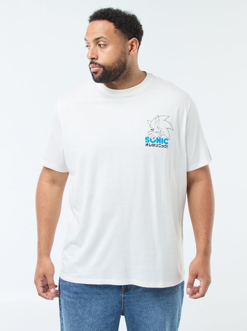 Tee-shirt imprimé 'Sonic' - Kiabi