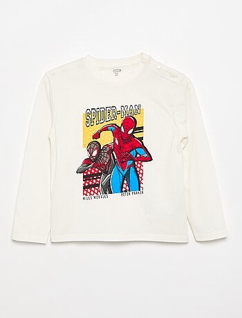 Tee-shirt imprimé 'Spiderman' - collection facile à enfiler