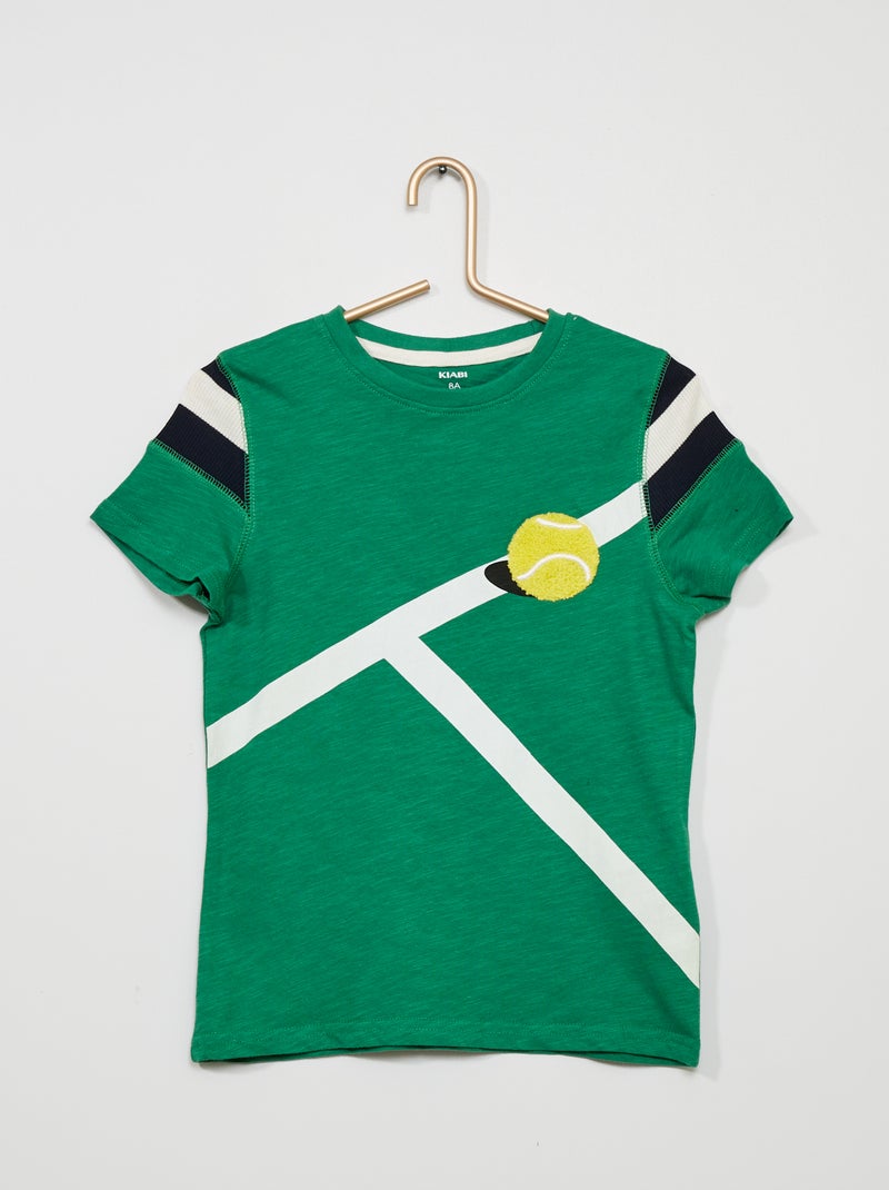 Tee-shirt imprimé 'sport' vert - Kiabi