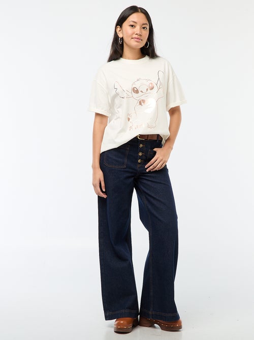 Tee-shirt imprimé 'Stitch' - Kiabi