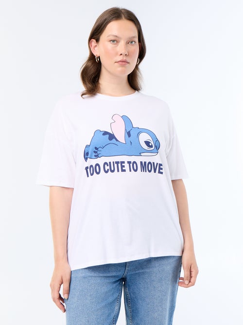 Tee-shirt imprimé 'Stitch' - Kiabi Tee-shirt imprimé 'Stitch' - Kiabi