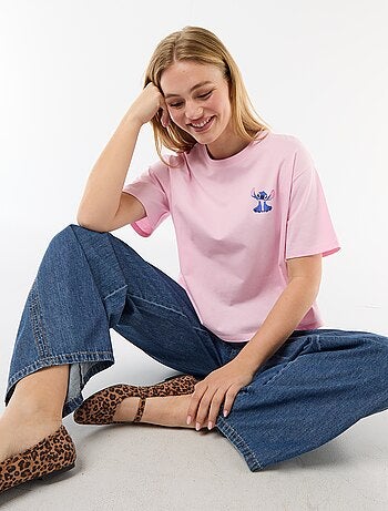 Tee-shirt imprimé 'Stitch'