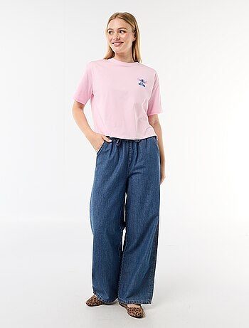 Tee-shirt imprimé 'Stitch'