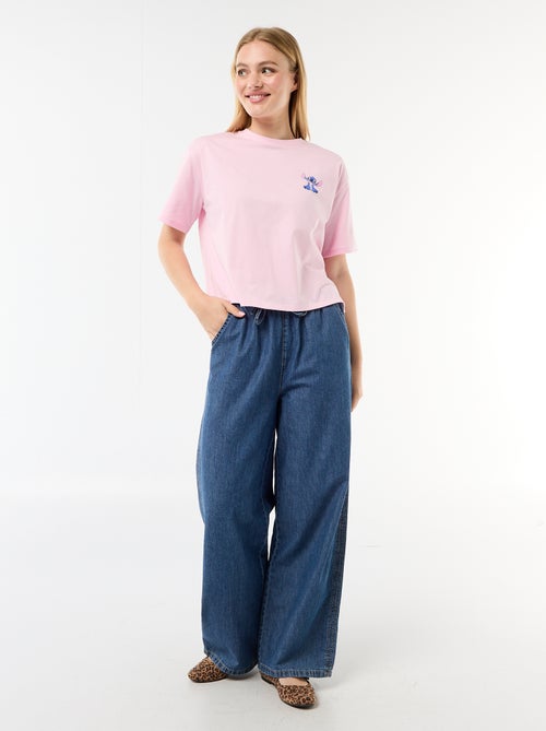 Tee-shirt imprimé 'Stitch' - Kiabi