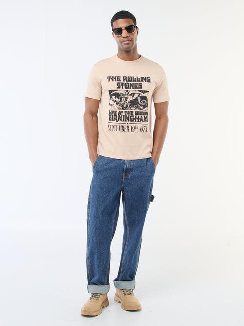 Tee-shirt imprimé 'The Rolling Stones' - Kiabi