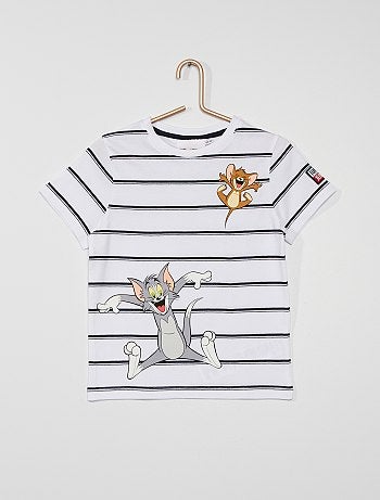 Tee-shirt imprimé 'Tom et Jerry'