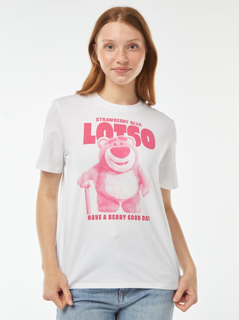 Tee-shirt imprimé 'Toy Story' manches courtes Blanc - Kiabi