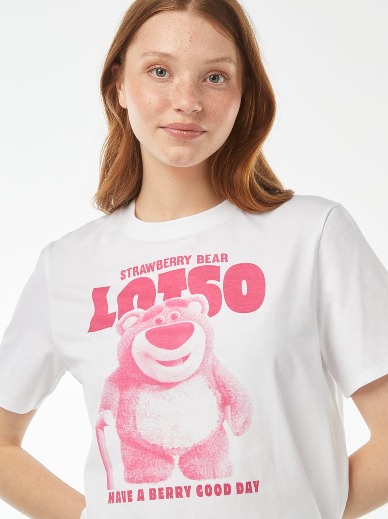 Tee-shirt imprimé 'Toy Story' manches courtes Blanc - Kiabi