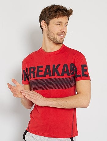 Tee-shirt imprimé 'unbreakable'