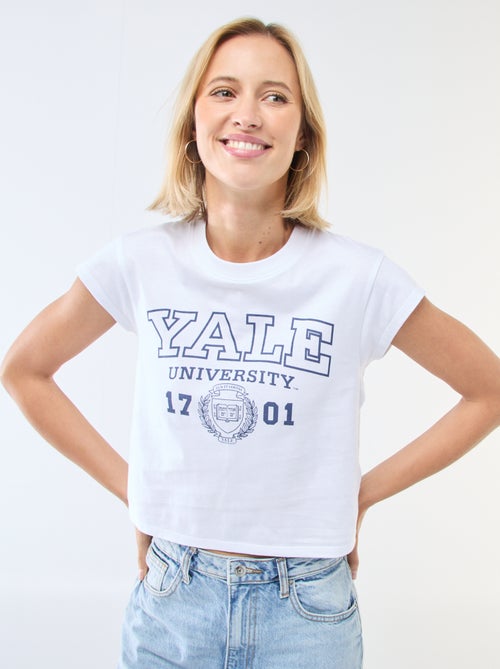 Tee-shirt imprimé 'Yale' - Kiabi