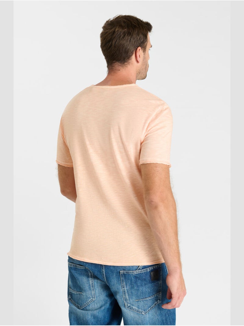 Tee-Shirt INCA 'Le Temps Des Cerises' Orange - Kiabi